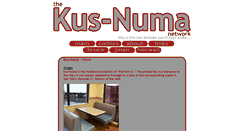 Desktop Screenshot of about.kus-numa.net